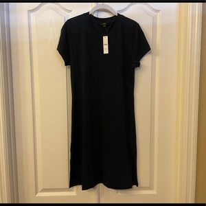 New with Tags J. Crew Navy Pocket T-Shirt Dress Size Small